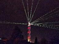 Ausrichtung des Lasers zum Turmfest am Freitag, 06.10.2017, Copyright: W. Schwenk