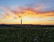 TKE-Turm im Sonnenuntergang am 07./08.05.2018, Copyright: W. Schwenk