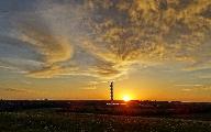 TKE-Turm im Sonnenuntergang am 07./08.05.2018, Copyright: W. Schwenk