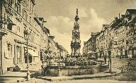 Der Marktbrunnen um das Jahr 1920