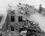 Reste des Predigerturms im Mai 1972, Abbruch der Kriegsdammschule, Copyright: Stadtarchiv Rottweil