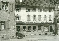 Die Bckerei Seyfried neben dem Caf Lehre um das Jahr 1930/1935, Copyright: Stadtarchiv Rottweil