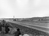 Der Notflugplatz auf der A81 bei Trichtingen im September 1978. Copyright Eberhard Mollenkopf.